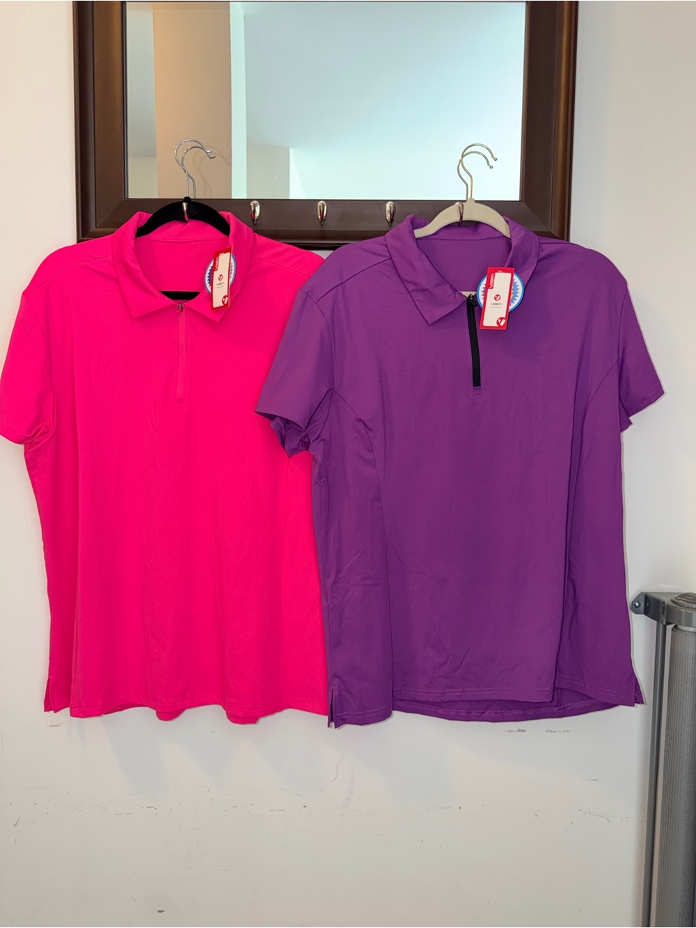 NWT 2 Viodia Women's Golf Shirt Short Sleeve Size XXL